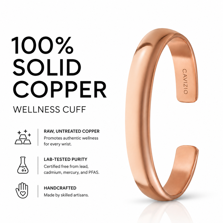 Cavizio Pure Copper Cuff